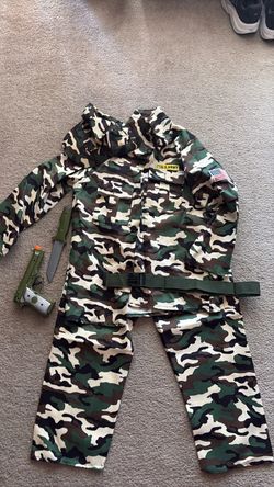 Kids U.S. Army Camo Costume Set