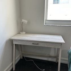 Desk & Office Chair & Desk Lamp (Complete Set)