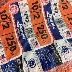 Romex Wire 10/2 250ft Copper Electric Cable New In Original Packaging