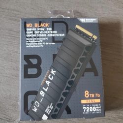 🔥 WD_BLACK 8TB SN850X NVMe Internal Gaming SSD with Heatsink 🔥
