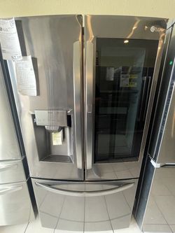 LG 27 Cu. Ft. Black Stainless Steel Smart InstaView Counter Depth French Door Refrigerator