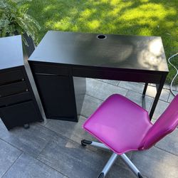 Desk File Cabinet And Chair 