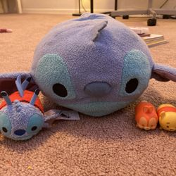 Tsum Tsum Toy Lot! Stitch, Pooh Bear, And Thumper 