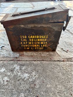 Vintage Ammunition Box