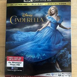 Cinderella 4K Disc+Blu-ray (Live Action)