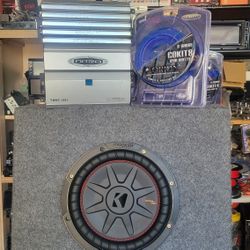 10inch Kicker Rt Amplifier And Kit