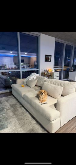 White couch