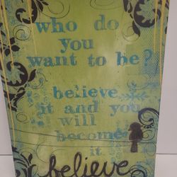 Bird Motivation Metal Sign For Sale