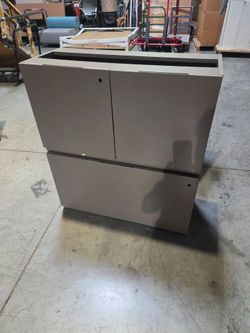 4 Piece Modular Cabinet and Lateral File / Drawers File storage System