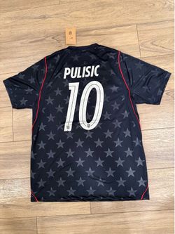 Team USA Pulisic Away black /Navy blue jersey, s to 5xl