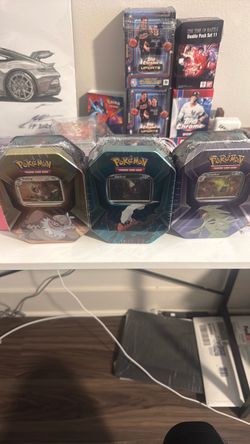 Pokémon Trading Card Game Tins Set of 3
