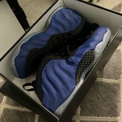 Deep Royal Blue Foamposite Mens Size 10.5 $150 Firm No Trades