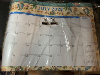 Gannyfer Desk Calendar 2025-2026 18 Month July 2025 To December 2026