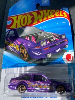 AE 86 Toyota  drift car Hot Wheels