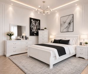 GORGEOUS, STURDY Bedroom Set at an AMAZING PRICE!