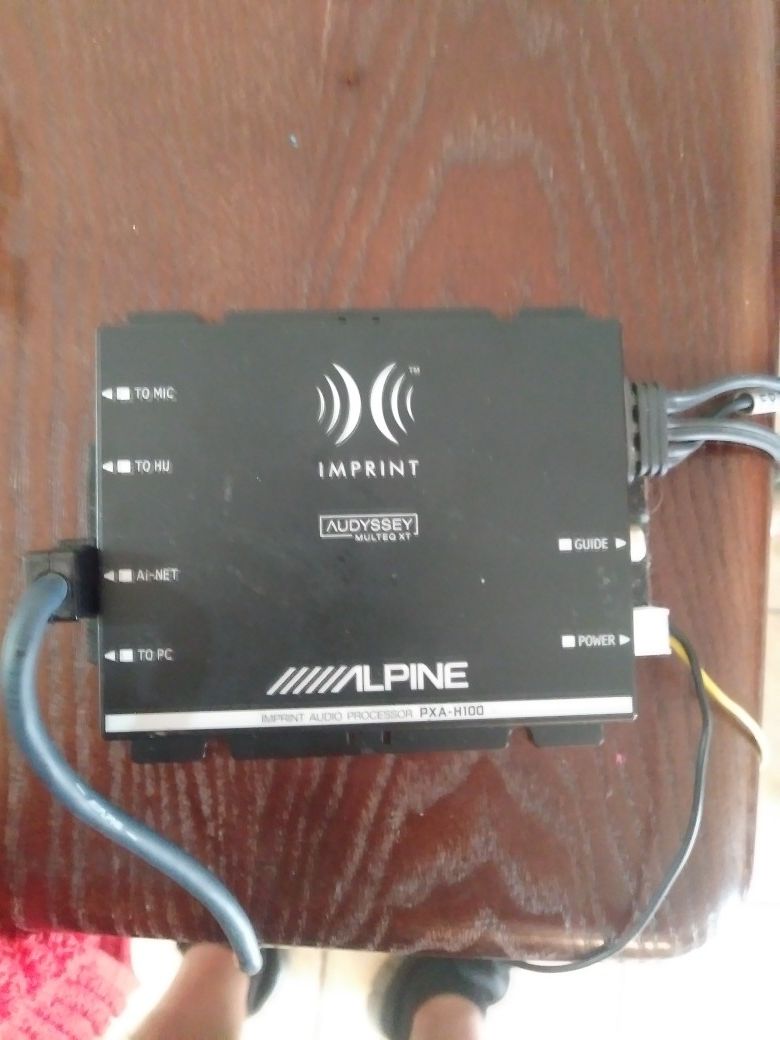 Alpine Imprint Pxa-H100 audio processor