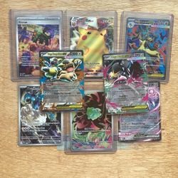 Pokemon Cards (not 100, Bulbasaur Sold, Mega Kangskhan Sold , Pikachu Sold)