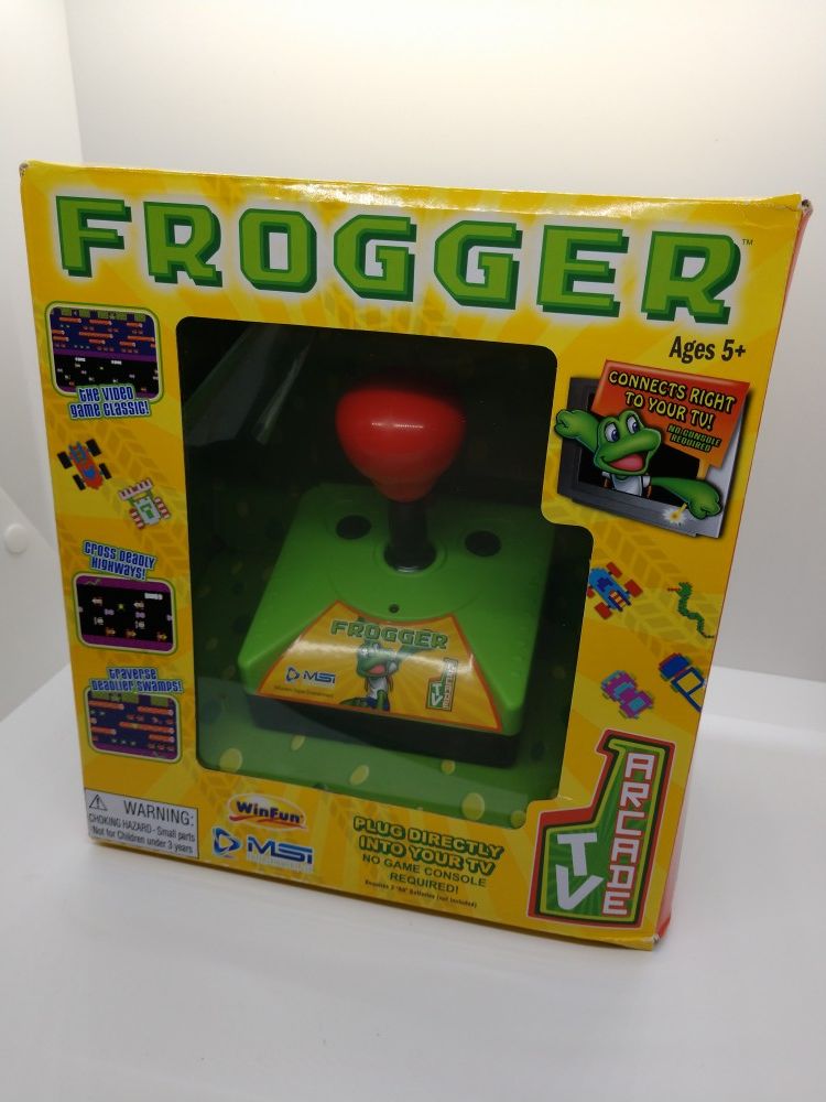 Frogger Classic Arcade Plug and Play TV Game Ages 5+ Sealed New