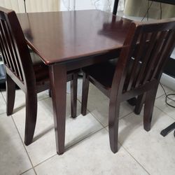 Kids Table / Desk And 2 Chairs