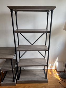 Desk And Shelf