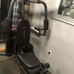 Marcy 150-lb Multifunctional Home Gym Station for Total Body Training 