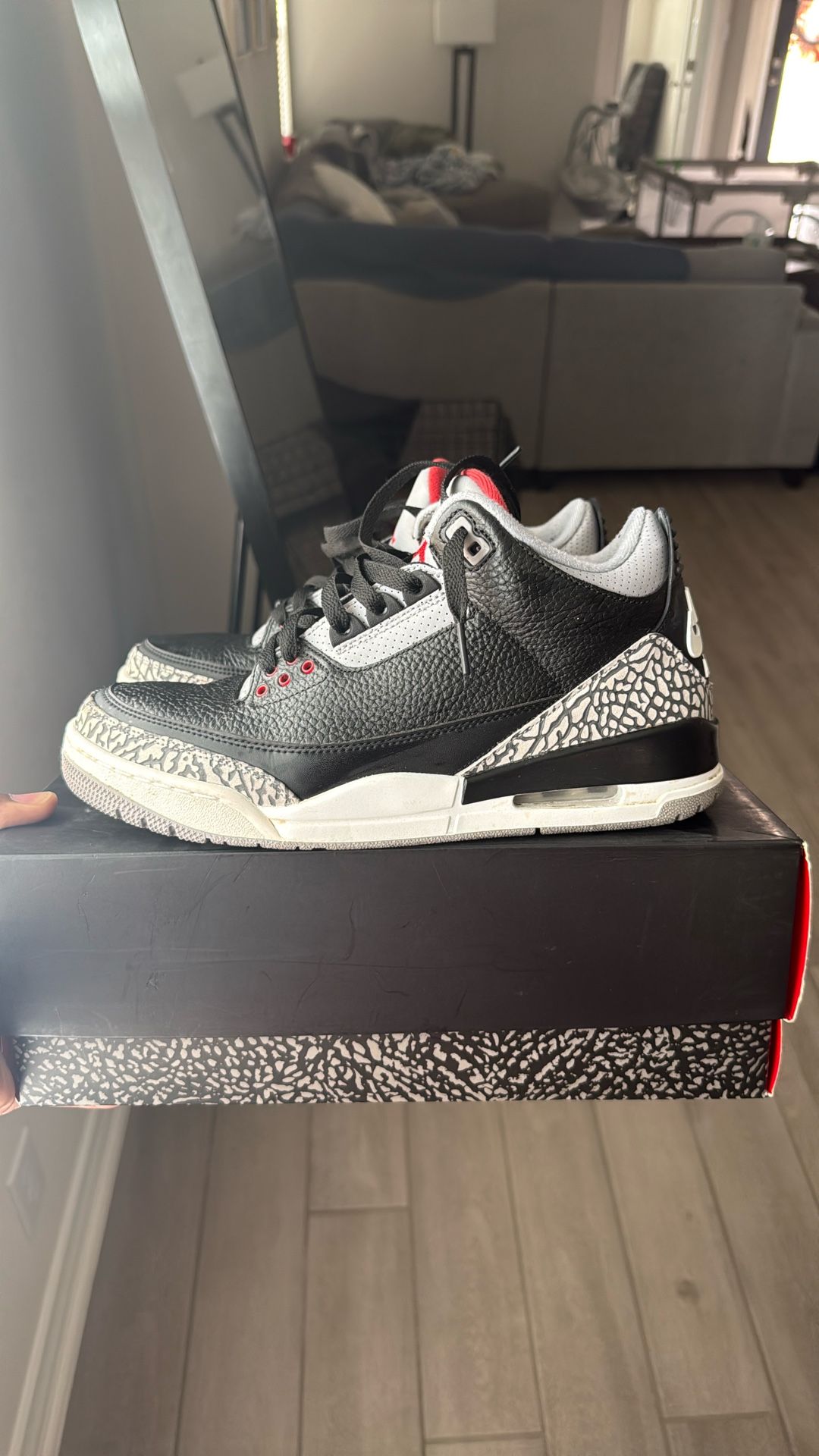 Air Jordan 3 Retro OG “Black Cement” (Size 9.5)