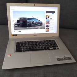 Acer Chromebook 315 Touch Screen 15"  LAPTOP NOTEBOOK COMPUTER Working Great And Charger 