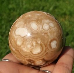 Swirl Chocolate Calcite Crystal Sphere Shipping Available