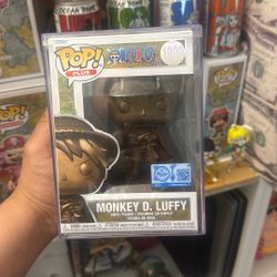 Monkey D. Luffy Bronze Statue Funko Pop 