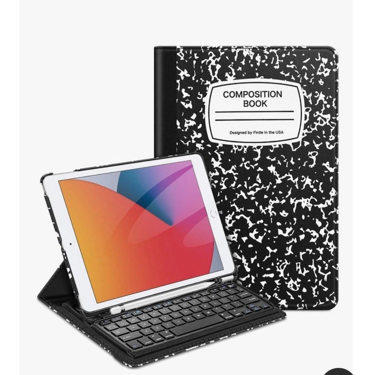 iPad Composition Notebook Keyboard Case 