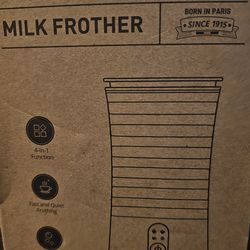 Paris Rhone 4‑in‑1 Milk Frother and Steamer