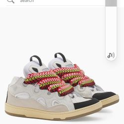Lanvin
Leather Curb Sneakers