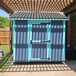 8x8 Lean-To Storage Shed