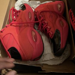 Men’s Reebok Question Scarlet Red Size 11