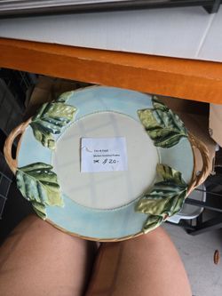 Fritz & Floyd Market Handled Platter