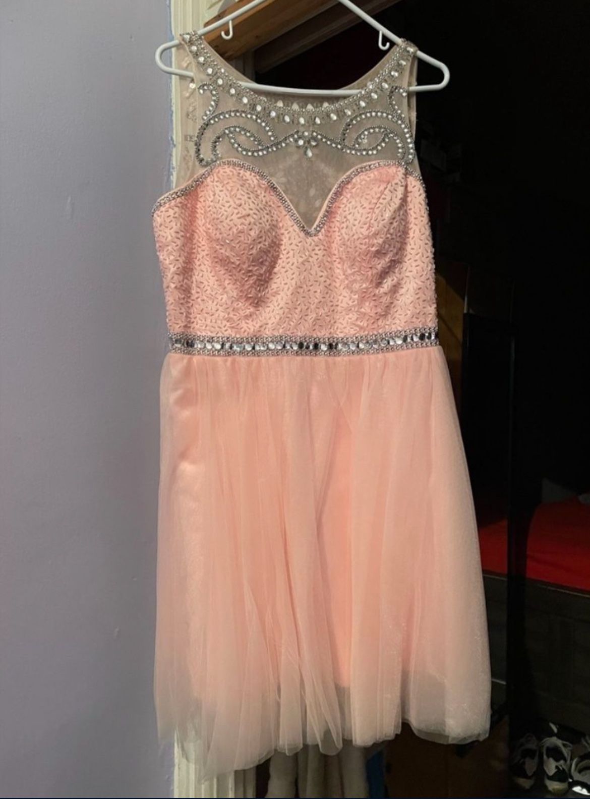 Pink Prom Dress  Size 12