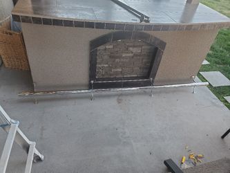 8' Stainless Steel Bar Foot Rail