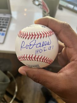 Rod Carew Hall Of Fame Signed Baseball