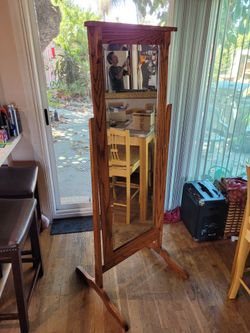 Vintage Full Length Cheval Mirror