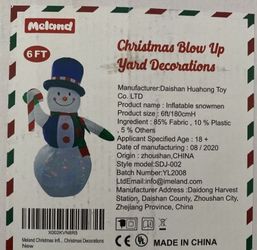 Brand New Blow Up Decoration