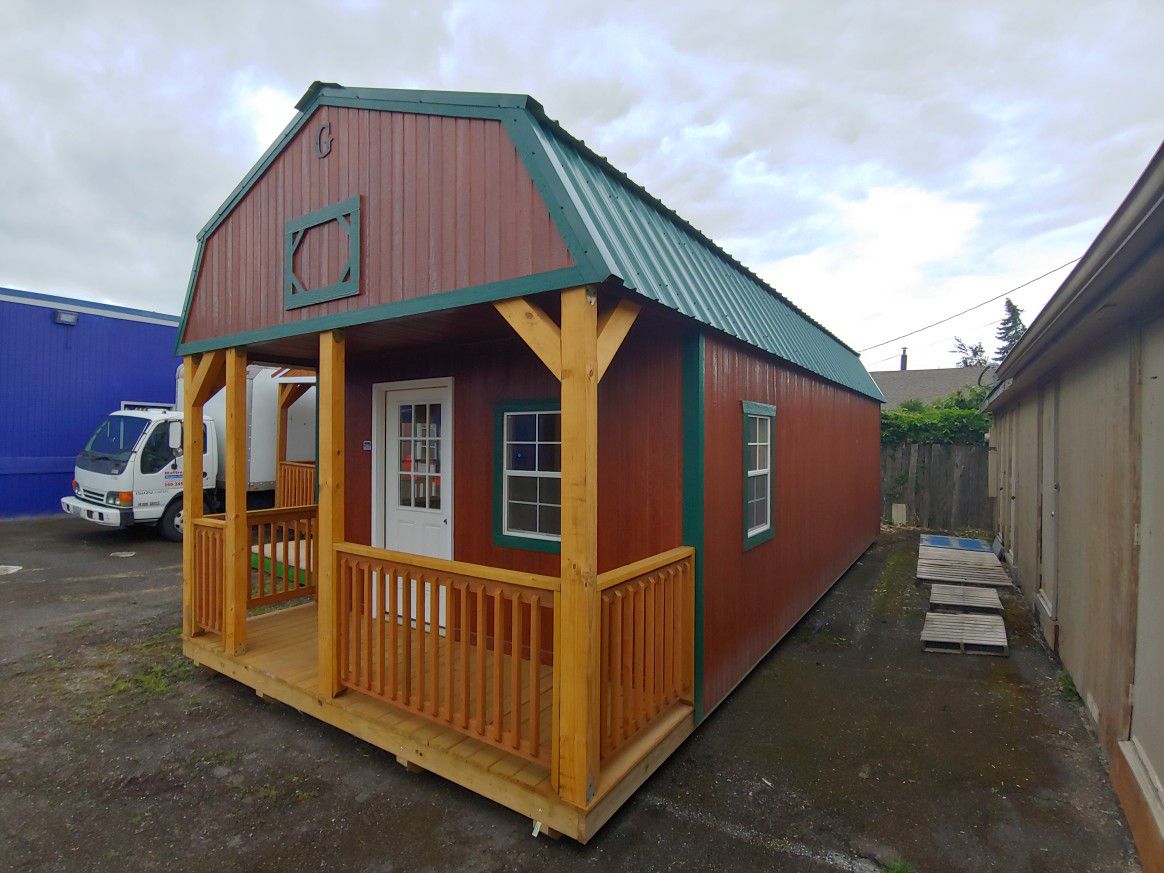 14x32 Lofted Barn Cabin