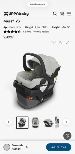 Uppababy mesa V3