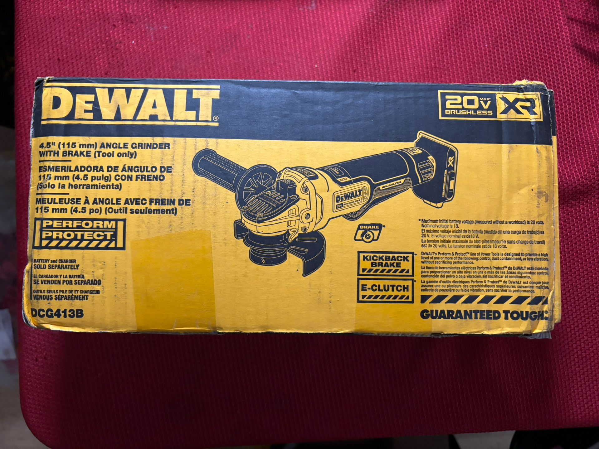 DeWalt Angle Grinder (tool only)