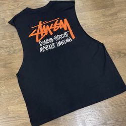 Men’s Stussy Cut Off Tank Top Tee