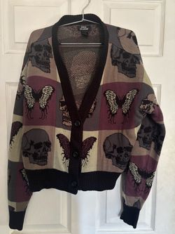 Social collision cardigan