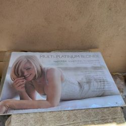 Multi- Platinum Blonde .Madonna music poster