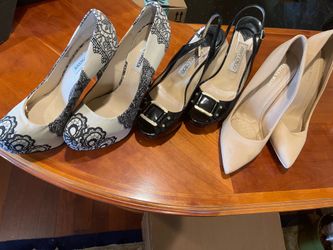Free 3 Pairs of Hills Women Shoes Size 9M