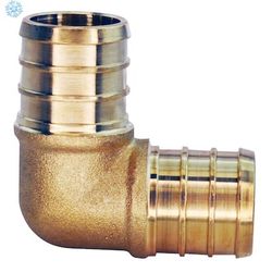 Apollo 3/4 in. Brass PEX-B Barb 90-Degree Elbow (25-Pack)