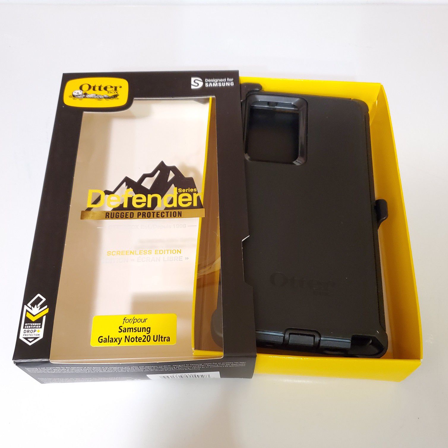 Samsung Galaxy Note 20 Ultra Otterbox Defender Series Case with belt clip holster