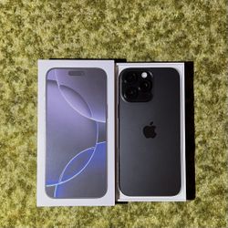 iPhone 16 Pro Max | 256GB | Black Titanium | Factory Unlocked